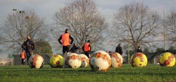 L'allenamento: lavoro tattico e atletico. Nuovo ciclo di tamponi per i biancorossi