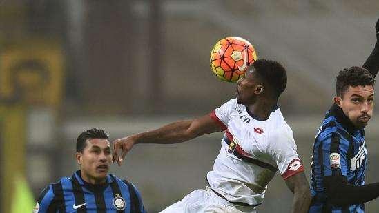 Serge Gakpe contro l'Inter