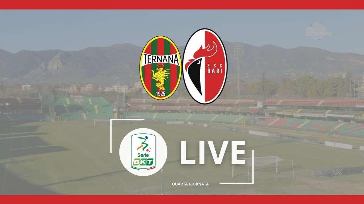 Ternana-Bari 0-0, reti bianche al Liberati. Biancorossi sterili e graziati. Rivivi il live