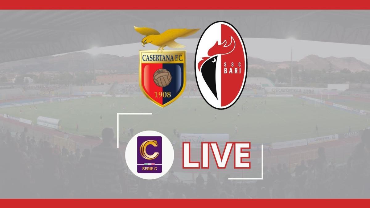 Casertana-Bari, le formazioni ufficiali: Cocetta sostituisce Mogos in difesa