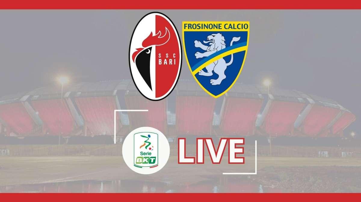 Bari-Frosinone 2-3: cadono i biancorossi sotto i colpi dei ciociari. Non bastano Verreth e Castrovilli. Rivivi il LIVE