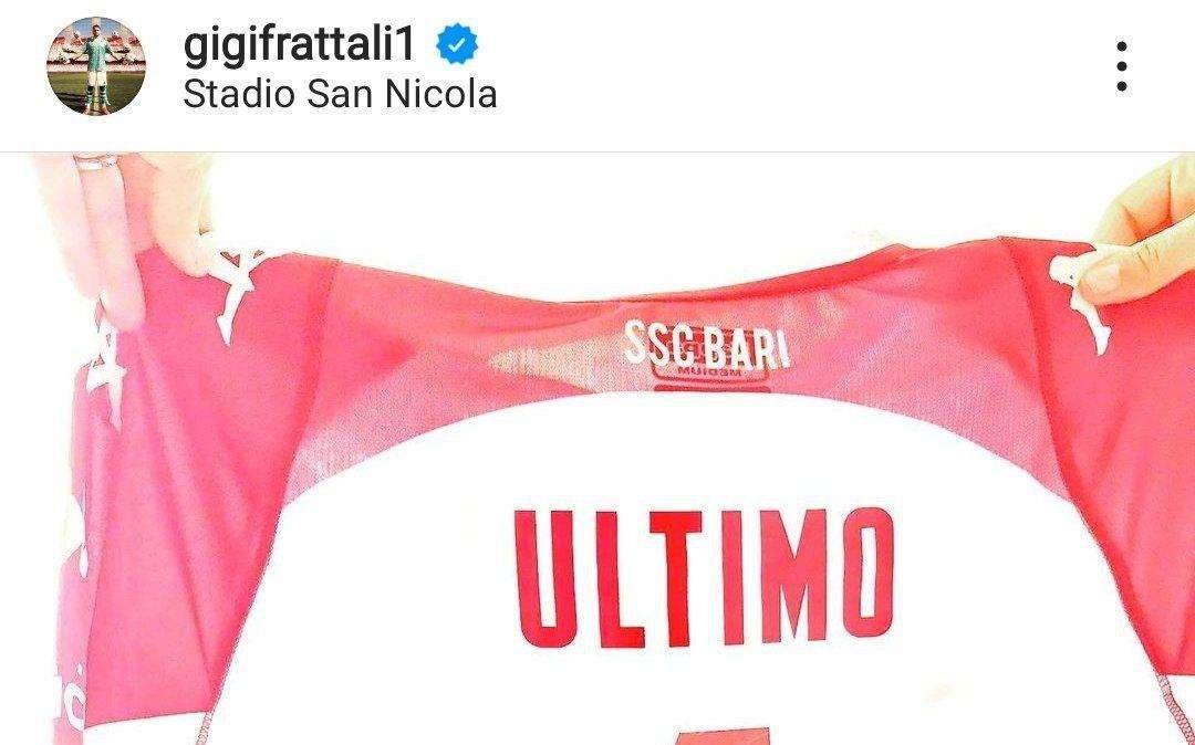 Social - Frattali regala la maglia del Bari a Ultimo. Maita e Simeri ancora insieme