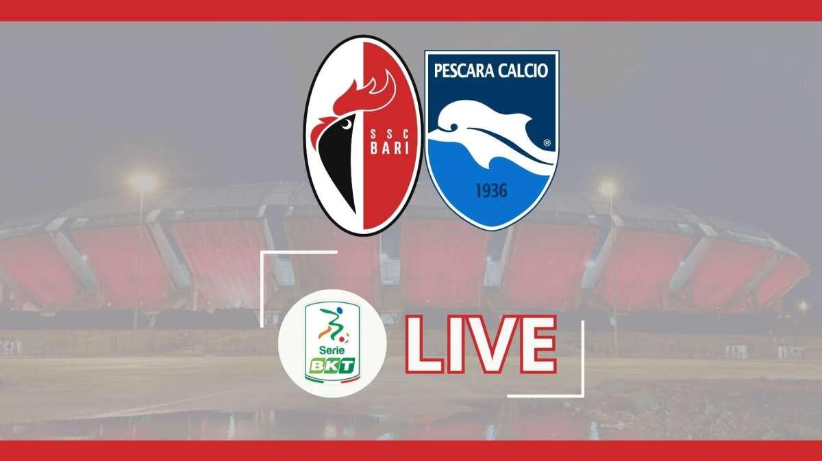 Maggiore salva il Bari. Con il Pescara finisce in parità. RIVIVI IL LIVE