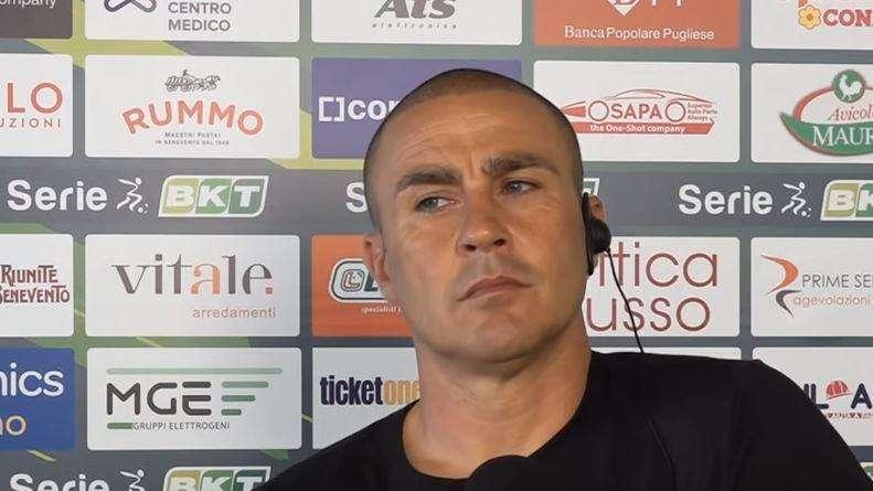 Cannavaro: "Il Bari non ti permette di sbagliare, bisogna essere equilibrati"
