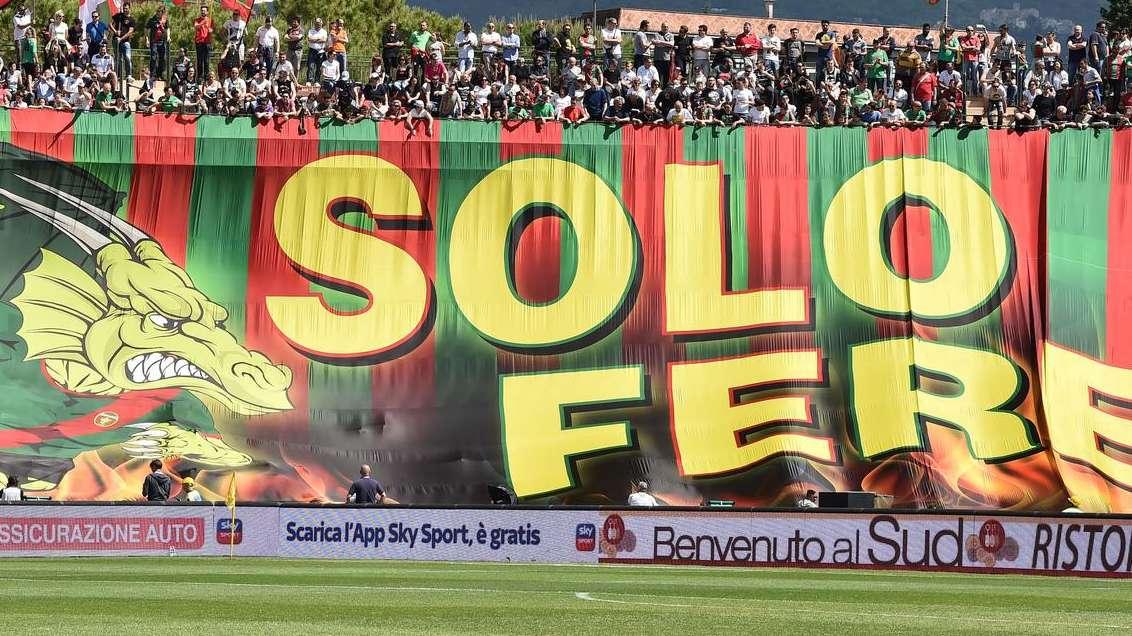 Bari-Ternana, ufficiale il divieto per i residenti in Umbria