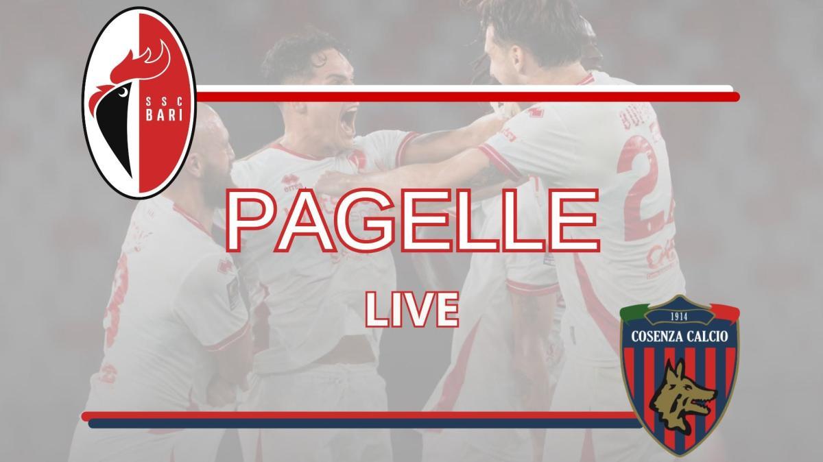 Bari-Cosenza: le pagelle LIVE della settima giornata