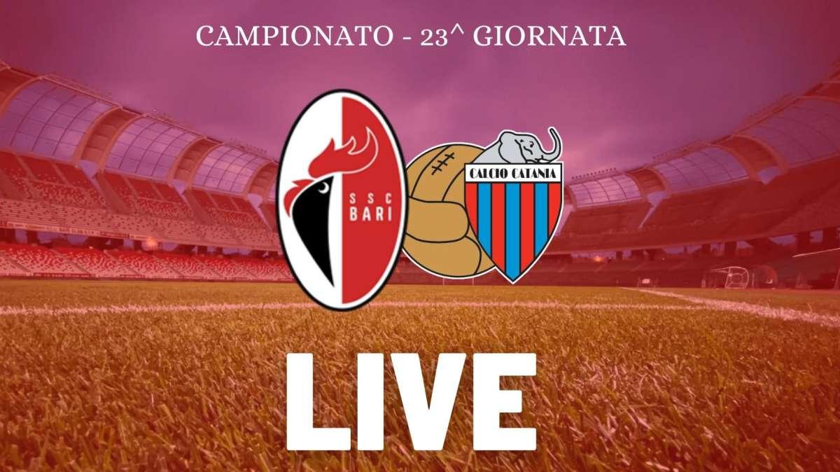 Bari-Catania 3-3, biancorossi sotto di due gol agguantano il pari. Rivivi il live