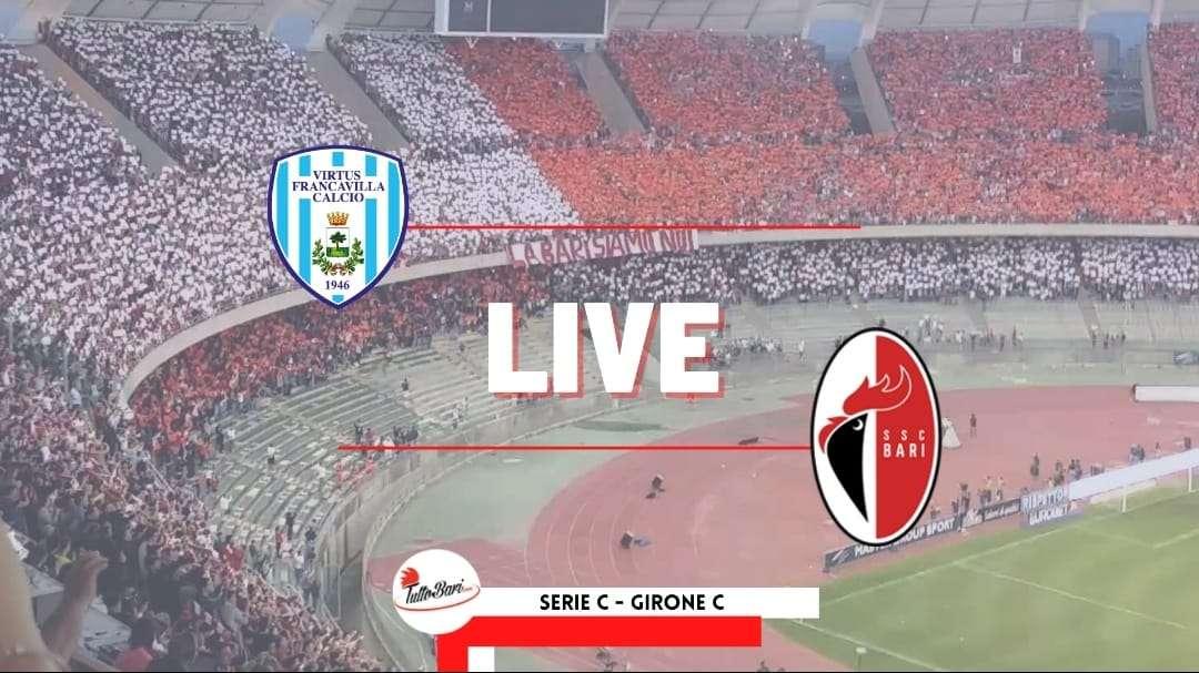 Virtus Francavilla-Bari 3-0, è notte fonda per i galletti. Squadra assente e mai in partita. Rivivi il live