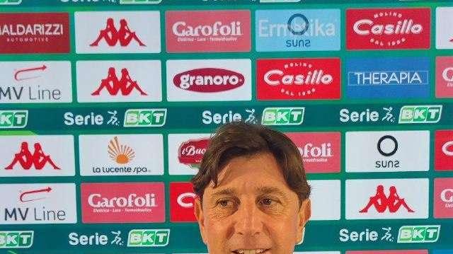 Mignani: "Maiello out? Abbiamo una rosa attrezzata. Veniamo dalla C, ma a Bari non ci si può accontentare"