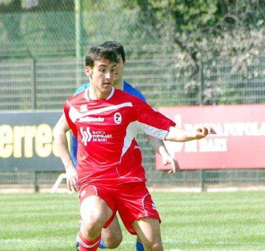 Francesco Grandolfo, qui in azione con la Primavera del Bari