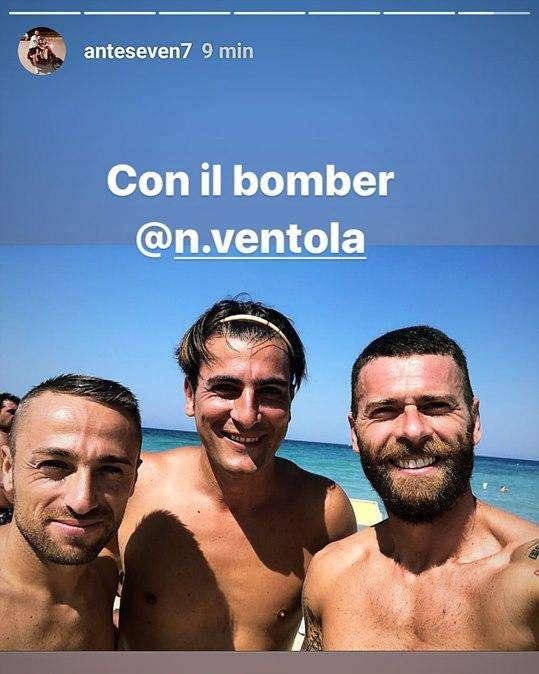 Da bomber a bomber: Antenucci e Floriano con Ventola. FOTO