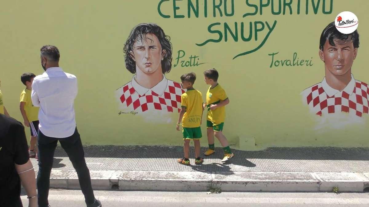 VIDEO - Murales dedicato a Protti e Tovalieri, i due bomber: "Onorati"