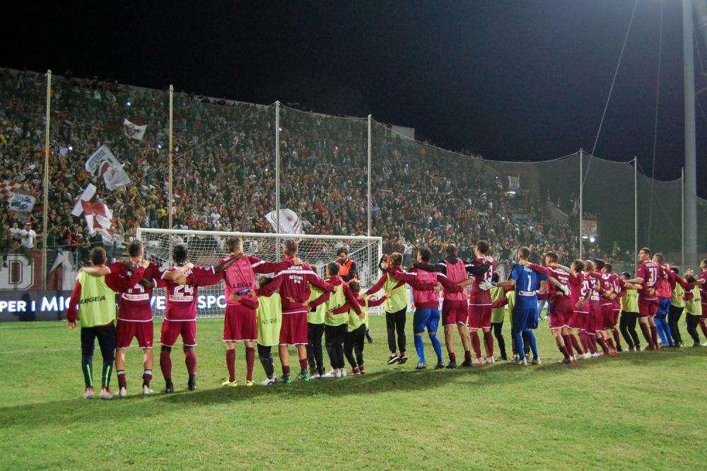 Reggina in ritiro in vista del Bari