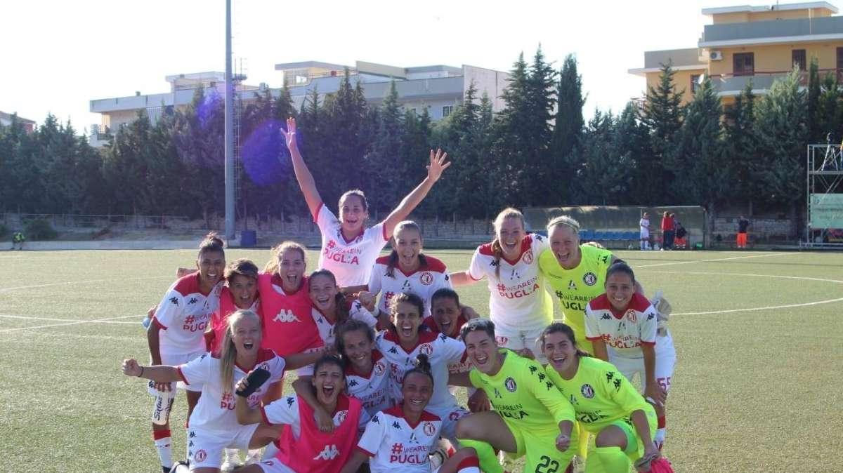 Pink Bari, 3-3 pirotecnico all'esordio con il Sassuolo