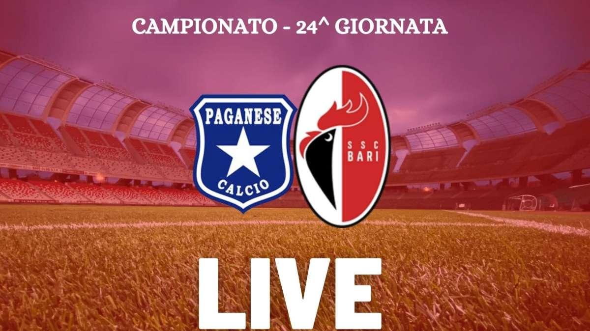 Paganese-Bari 1-2, tre punti d'oro. All'ultimo minuto rigore fallito da Castaldo. Rivivi il live 