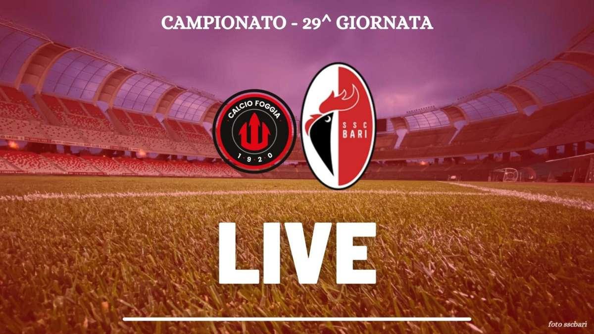 Foggia-Bari 2-2, una prodezza di Mallamo rimedia alla papera di Frattali. Rivivi il live