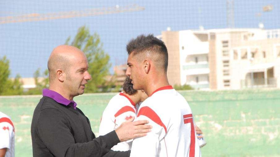 Anthony Partipilo con mister Federico Giampaolo