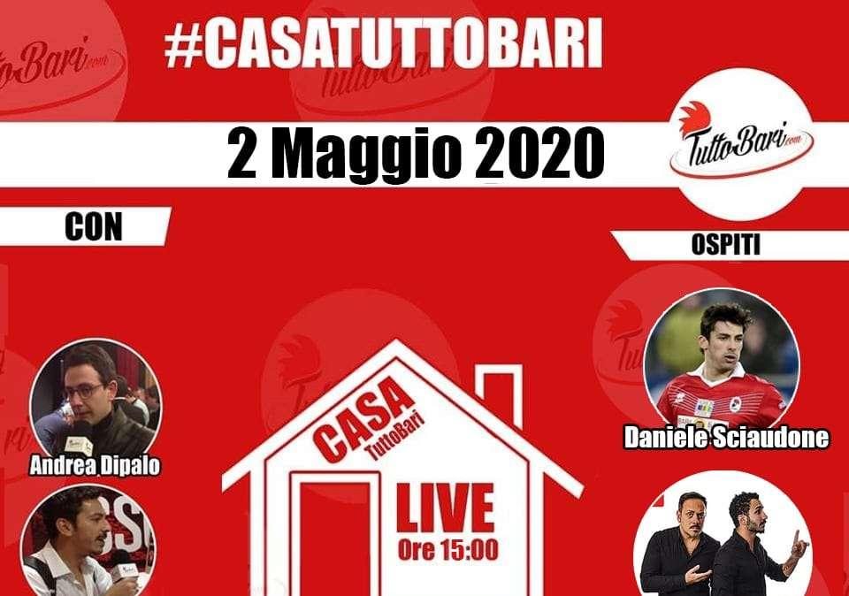 #CasaTuttoBari - Alle 16 in diretta. Ospiti, l'ex Sciaudone e il duo Lino&Tiz. Segui qui il programma...