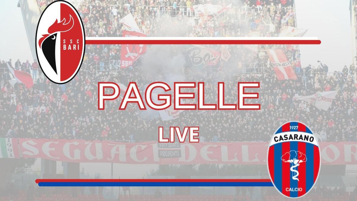 LIVE - Bari-Casarano, le pagelle dei biancorossi minuto per minuto