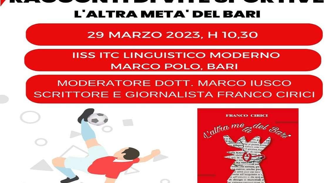 VIDEO - "Racconti di vite sportive": all'IISS Marco Polo di Bari incontro formativo sul giornalismo e sul... Bari 