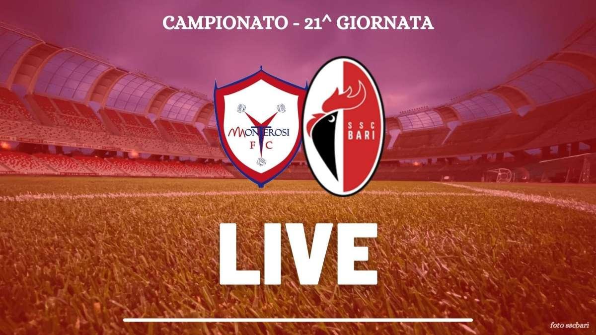 Monterosi-Bari 0-1, biancorossi corsari. Basta un autogol. RIVIVI IL MATCH 