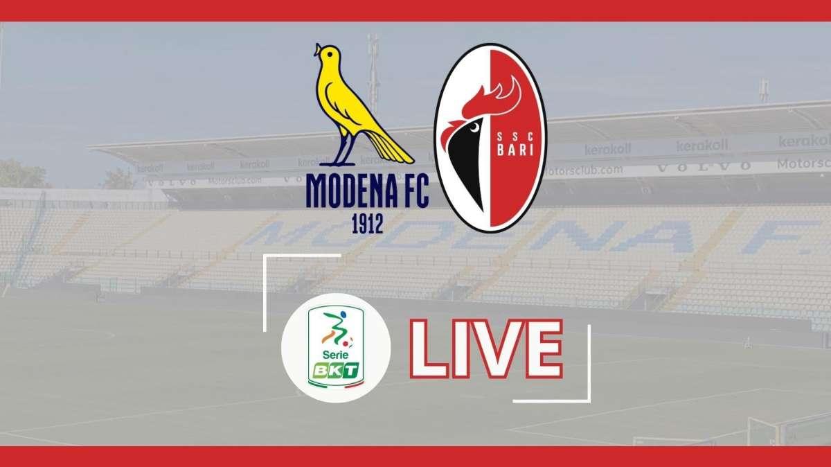Modena-Bari 3-0, notte fonda per la squadra di Caserta. Decidono due rigori e Mendes. Rivivi il live