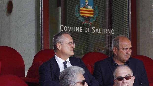 Lotito e Maniero all'Arechi