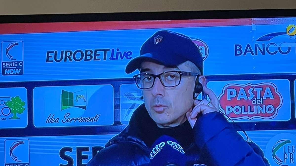 LONGO (All. Picerno):"Un tempo ciascuno, ha vinto la squadra che ha fatto 2 gol"