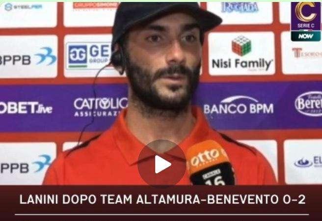 SALA STAMPA DOPO T.ALTAMURA-BENEVENTO, LANINI:"HO VOGLIA DI FARE QUALCOSA DI IMPORTANTE CON QUESTA MAGLIA"