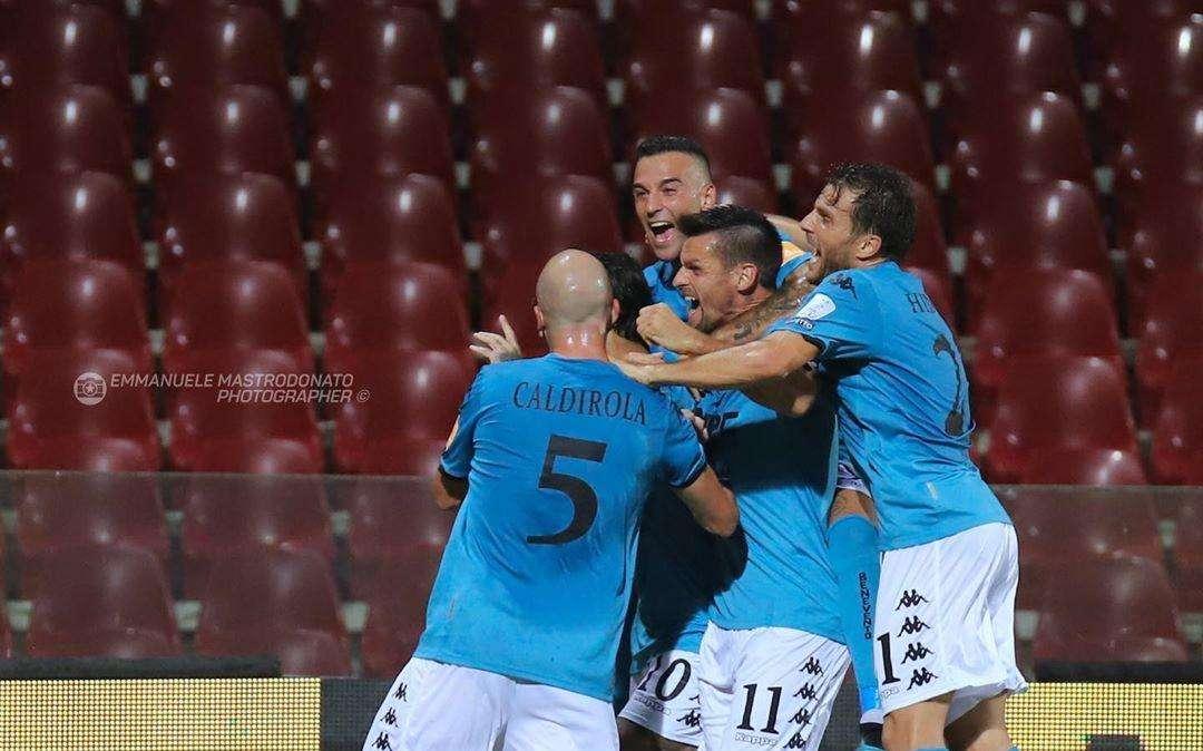 SPEZIA - BENEVENTO 0-1: LA DECIDE TELLO. GIALLOROSSI PRIMI IN CLASSIFICA