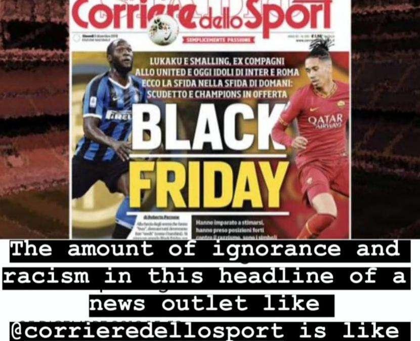 "BLACK FRIDAY", ARMENTEROS DURO NEI CONFRONTI DE IL CORRIERE DELLO SPORT