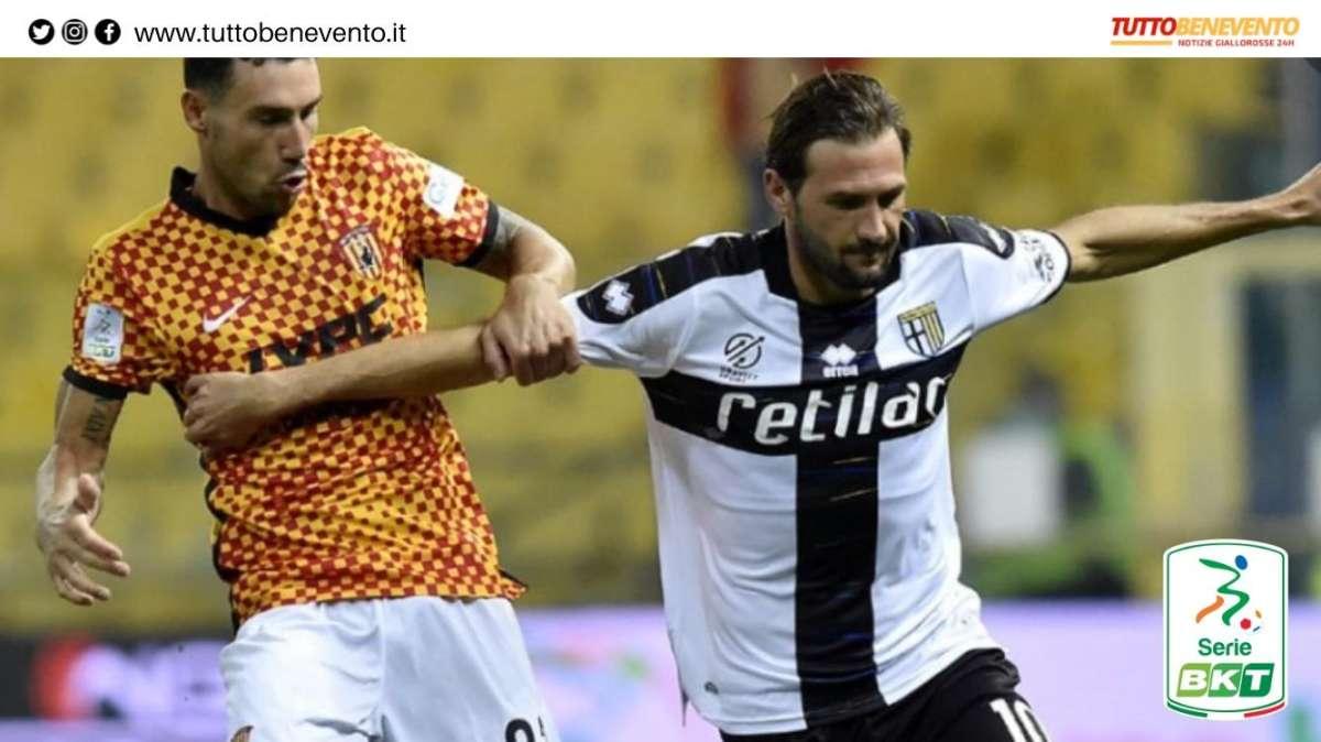 2^ di serie BKT: PARMA-BENEVENTO 1-0: I GIALLOBLU' LA VINCONO ALL'ULTIMO RESPIRO