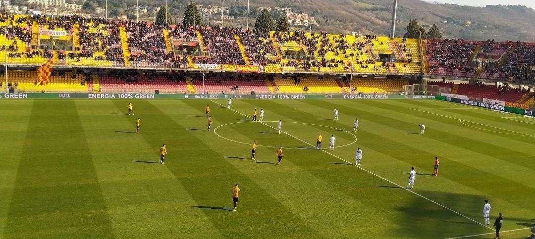 Benevento - Brescia 1-0: un lampo di Tello regala una boccata di ossigeno alla Strega