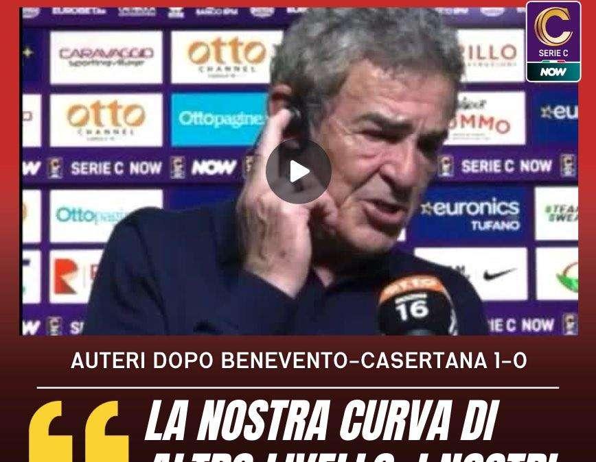 [VIDEO] LE PAROLE DI AUTERI DOPO BENEVENTO-CASERTANA
