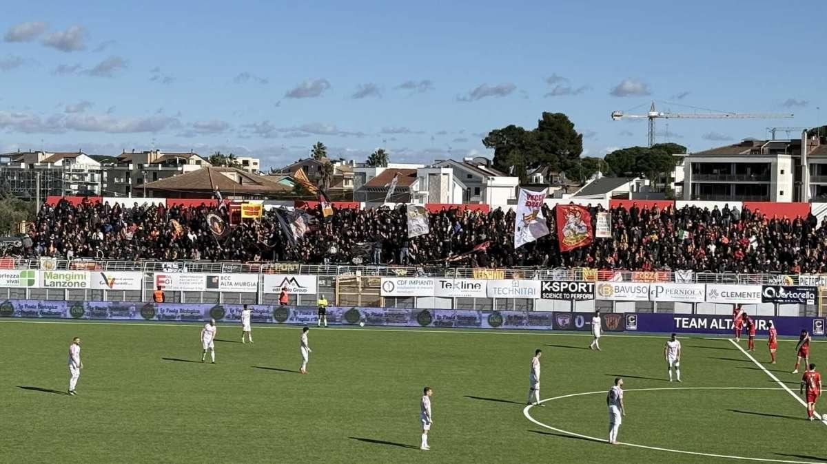 TEAM ALTAMURA-BENEVENTO 1-2: I GIALLOROSSI ESPUGNANO ALTAMURA