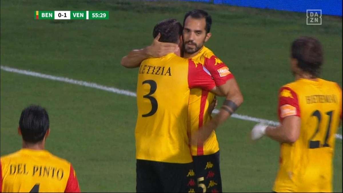 SAU RISPONDE A MONTALTO: BENEVENTO - VENEZIA TERMINA 1-1