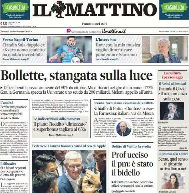 Il Mattino di Avellino: "Lupi, la paura è il primo nemico"