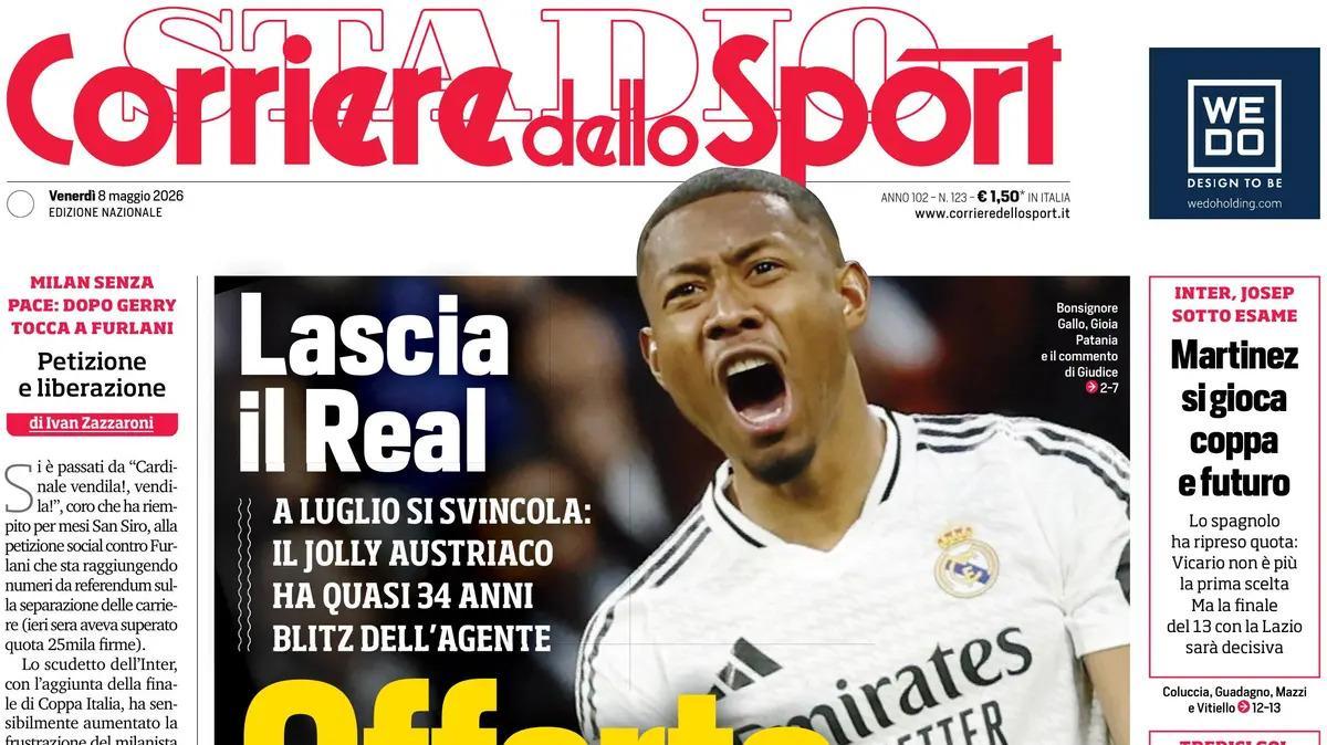 Rassegna stampa Le prime pagine dei quotidiani sportivi