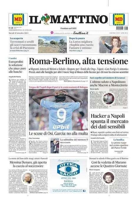 Il Mattino: "Benevento, che blitz a Brindisi. Turris e Giugliano al tappeto"