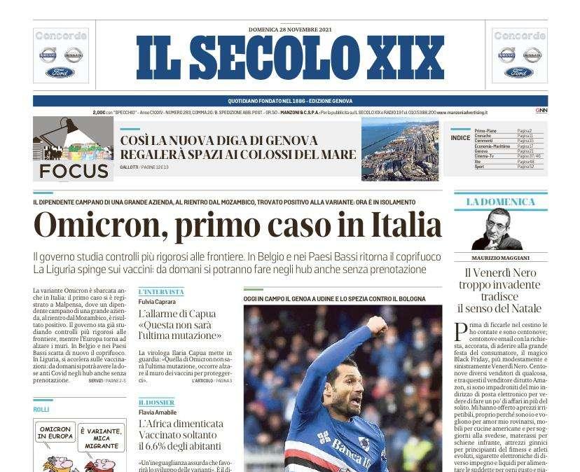 Il Secolo XIX: "L'Entella prova a fare il salto di qualità"