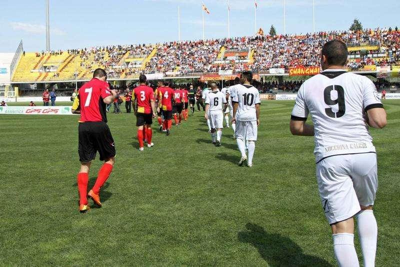 Benevento-Como, tribuna vip piena di addetti ai lavori