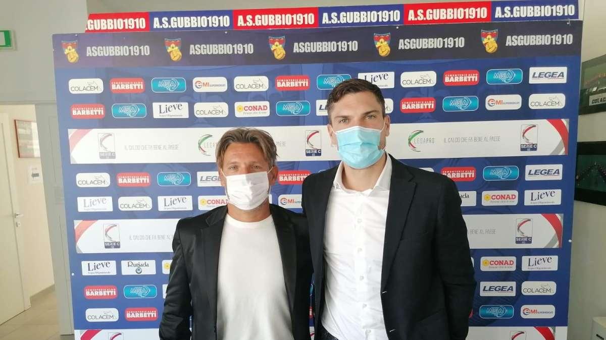 FOTONOTIZIA TC - Gubbio-Gerardi, c'è la firma. Annuale con opzione