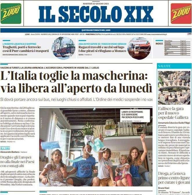 Il Secolo XIX: "L'Entella punta all'impresa: tornare subito in Serie B"