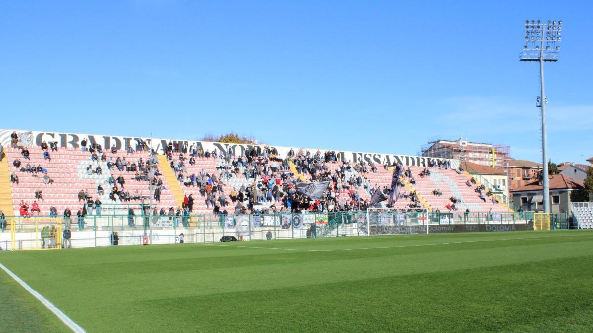 Alessandria-Fiorenzuola, blitz rossonero: 0-1 il parziale grazie ad Alberti