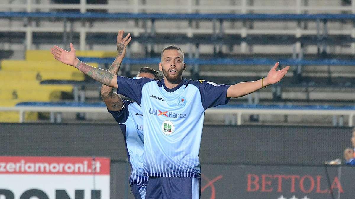 Alessandria-AlbinoLeffe 1-2: Gelli porta i seriani ai supplementari