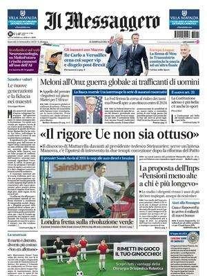 Il Messaggero: "Latina senza tregua. Oggi c'è la Casertana"