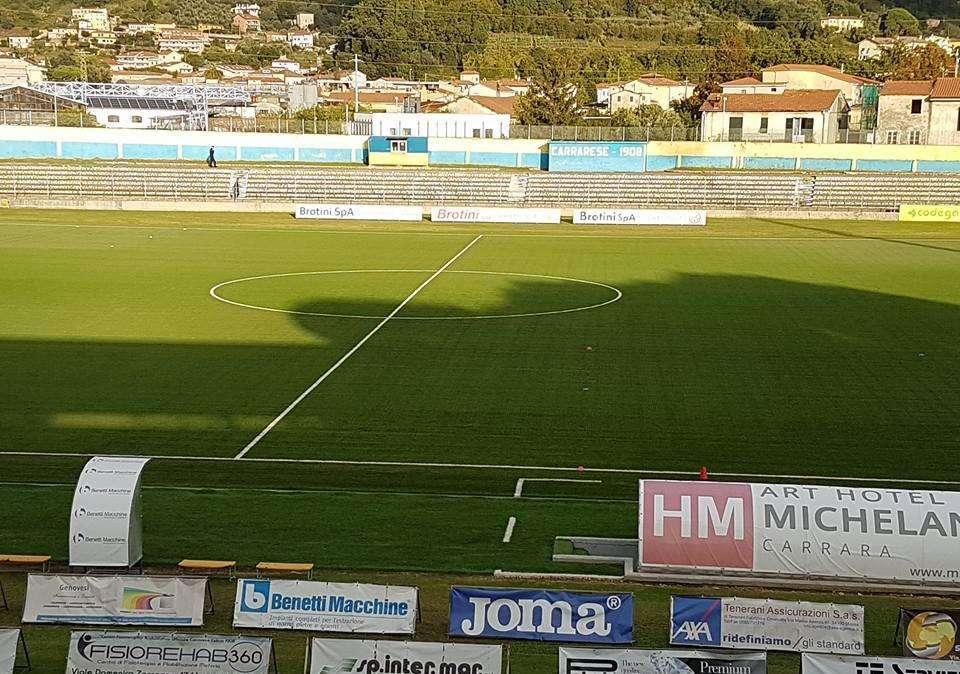 Carrarese, il "Dei Marmi" riapre: tutto è bene quel che finisce bene