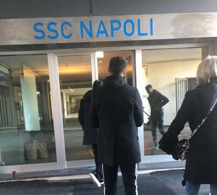 FOTONOTIZIA TC - Pordenone, Bertoli arrivato nella sede del Napoli