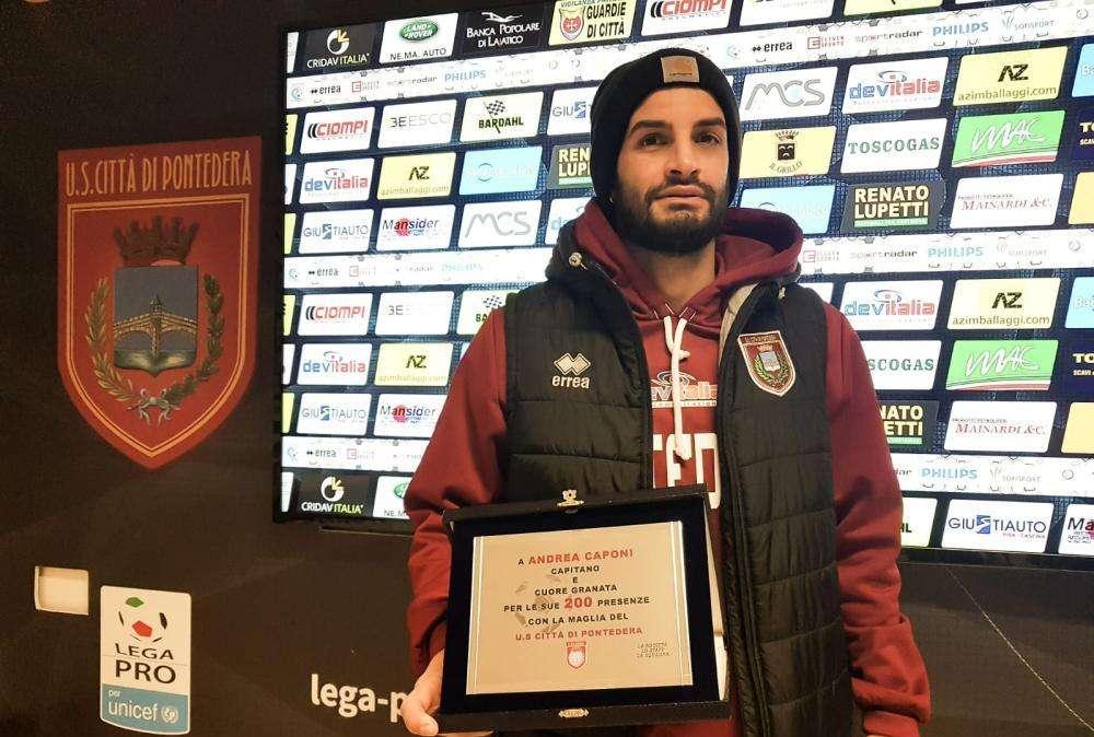 INTERVISTA TC - Pontedera, Caponi: "Mai pensato di smettere"