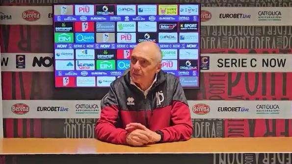 Pontedera, Menichini: "Scontro diretto, inevitabile che i punti siano pesanti"
